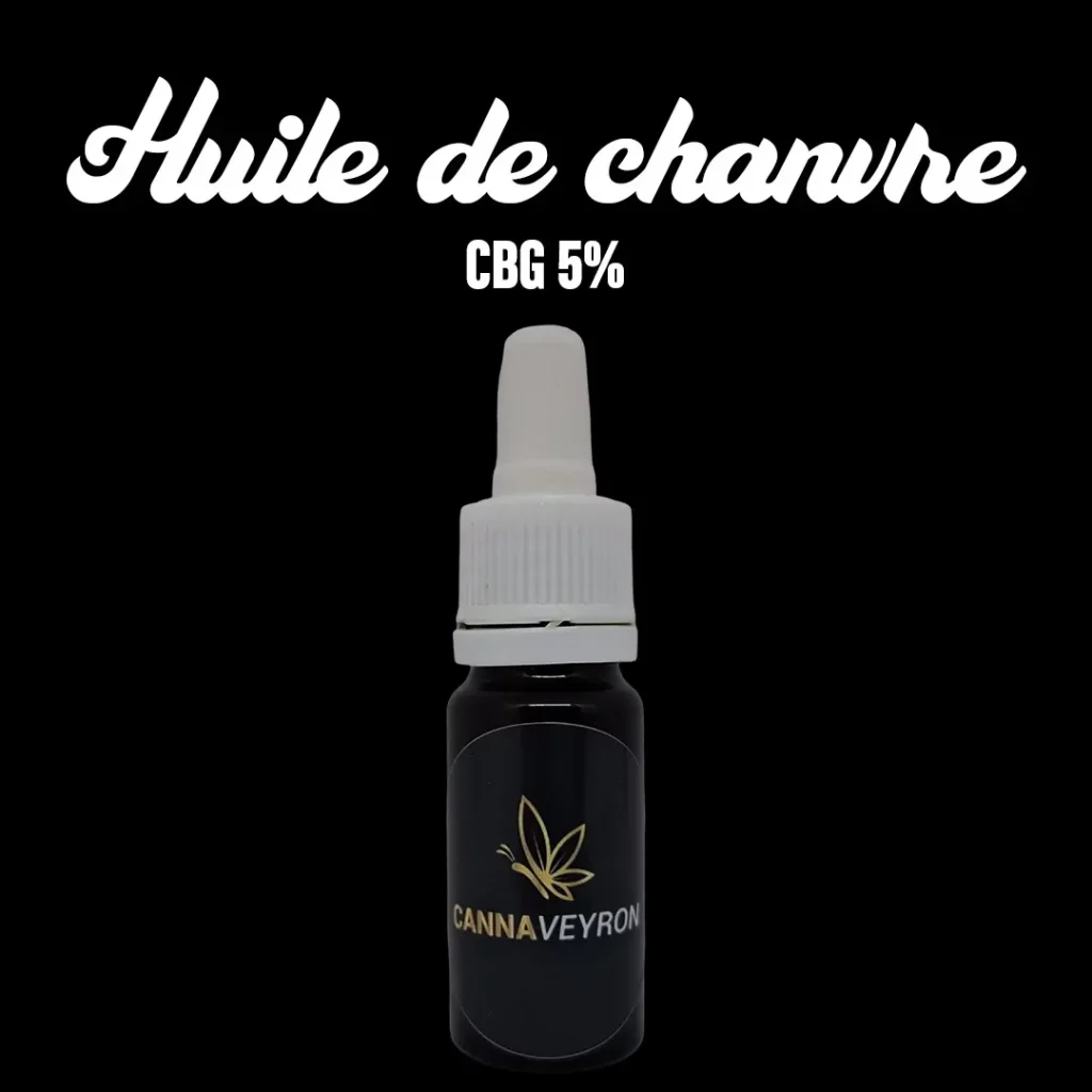 huile de chanvre cbg 5%