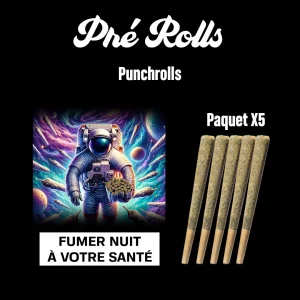 paquet-PreRolls-X5-PunchRolls Paquet de pré-rolls CBD / Punchrolls X5