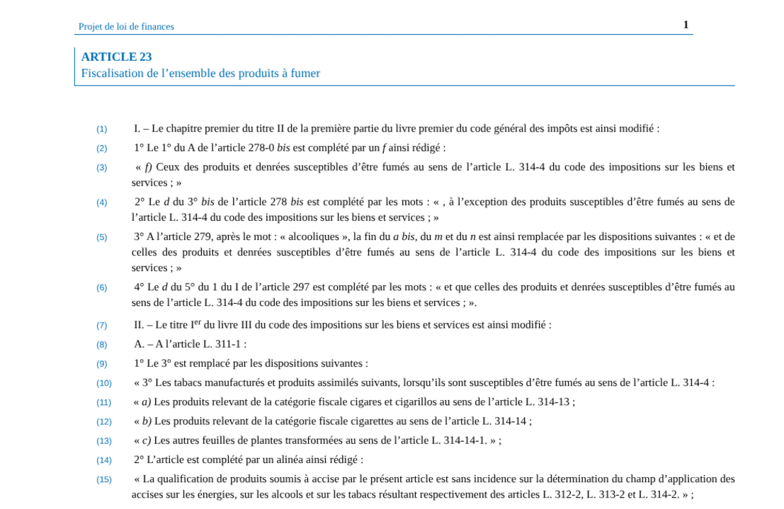 PLF 2026 CBD article 23